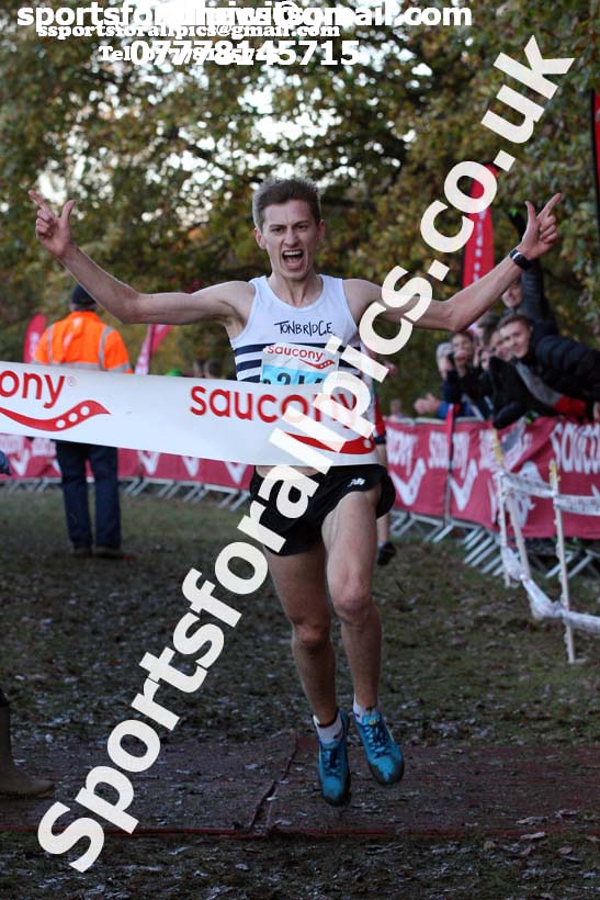 Senior mens National Cross Country Relay, Berry Hill Park, Mansfield. Photo:  David T. Hewitson/Sports for All Pics